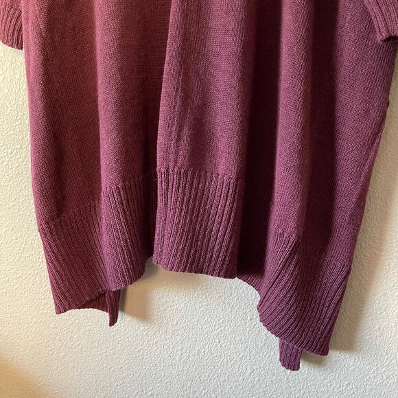 Nakayama Open Front Oversize Baby Alpaca Merino Wool Cardigan Sweater Women Sml - Picture 4 of 10